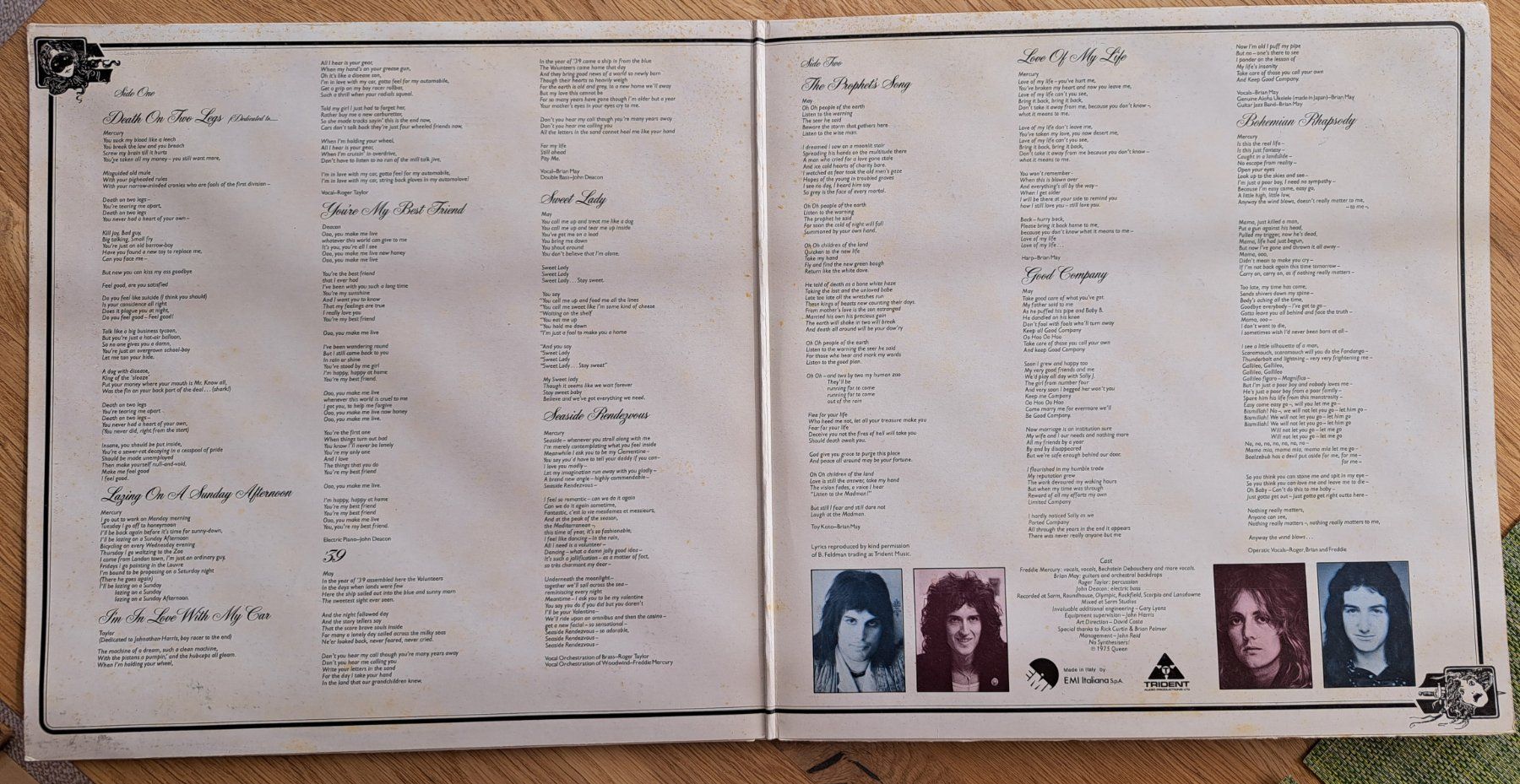 Schallplatten: Queen - A night at the opera – Gebraucht aus Meggen von Ricardokoch 2