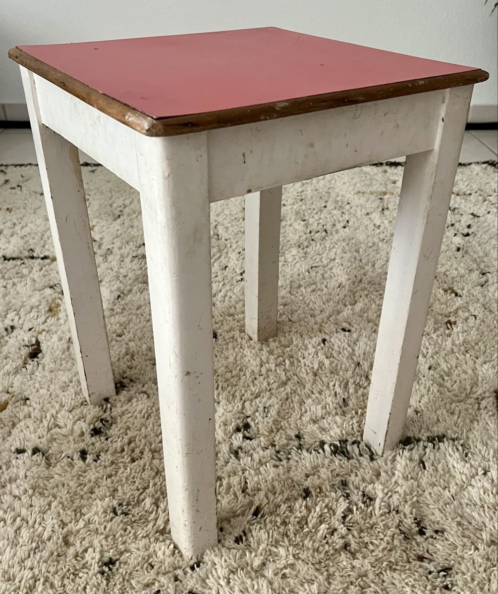 Sgabelli: 50er/60er Holz Hocker, Tabouret – Usato da Hunzenschwil venduto da Madachica 2