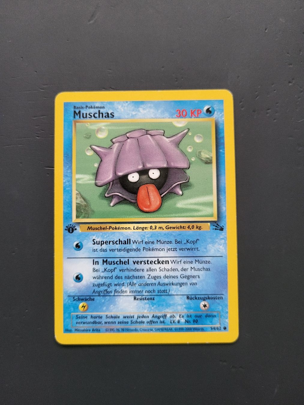 Pokémon Sammelbilder & Trading cards: Muschas Pokemon Karte 1. Edition – Gebraucht aus oberbuchsiten von nat_8gwb 2