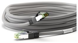 2 Stück Goobay Netzwerkkabel S/FTP, CAT8.1, 3 m