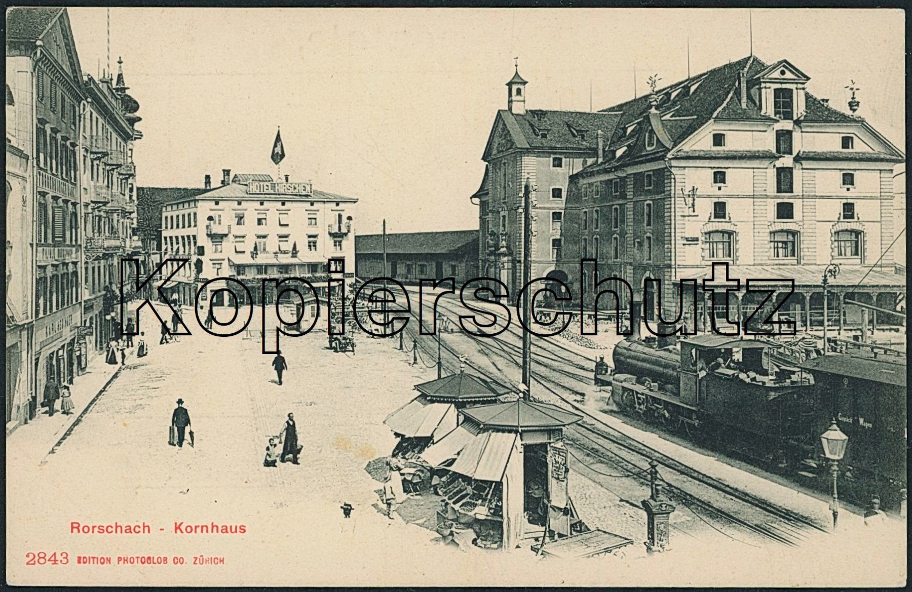 Cartoline postali: SG Rorschach - Bahnhof - Bahn – Nuovo (secondo la descrizione) da Schindellegi venduto da leecollect