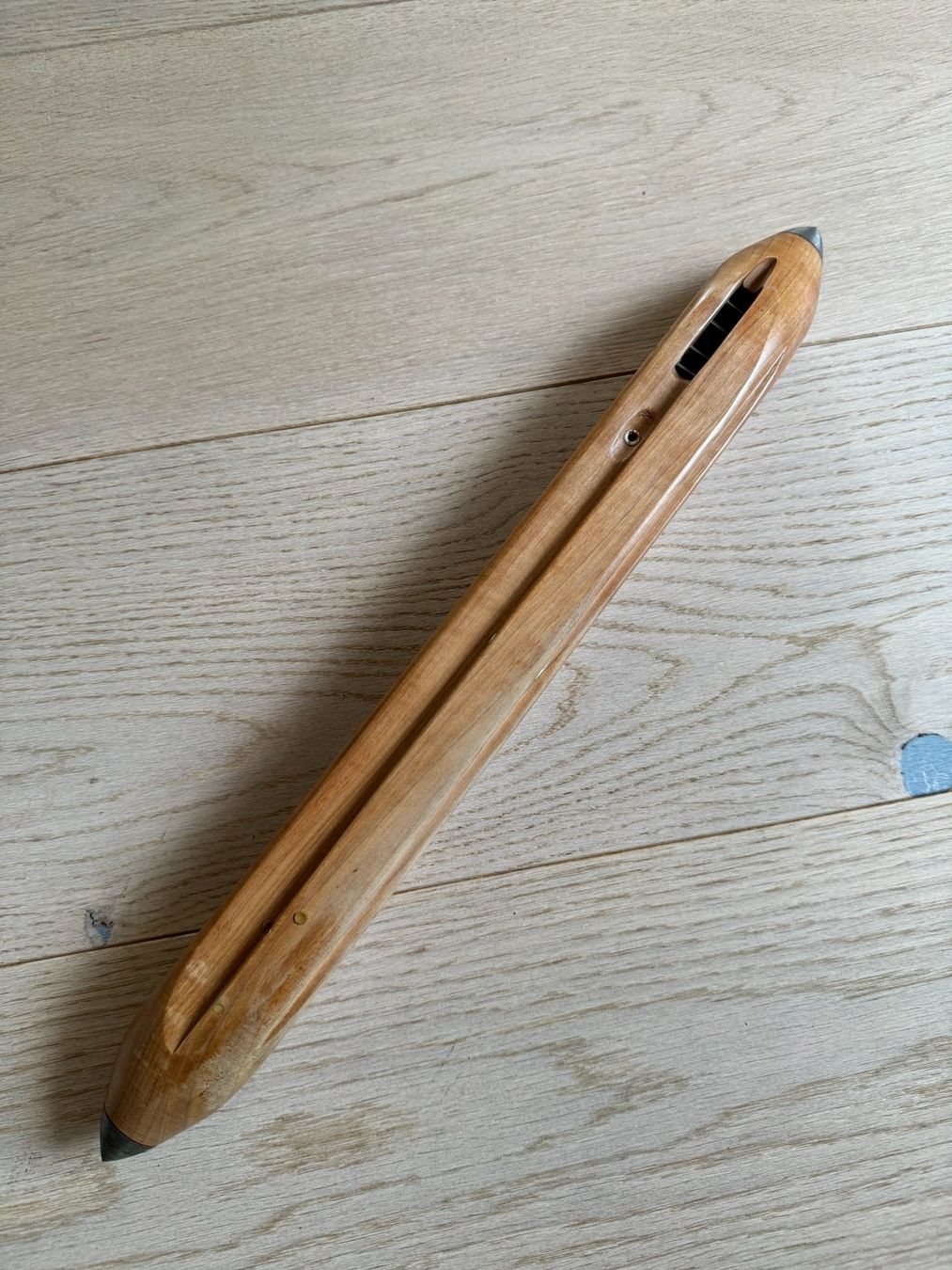 Webrahmen: Weberschiffli Holz   44 cm lang – Gebraucht aus Siebnen von Trans-Am 2