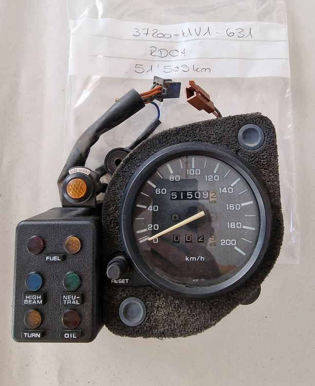 Montre De Guidon Craftride Pour Honda Africa Twin XRV 750 - Modèle Argent, Neuve