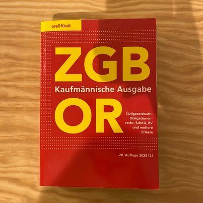 Bücher: Buch ZGBR OR – Gebraucht aus Aarau von martinabucher