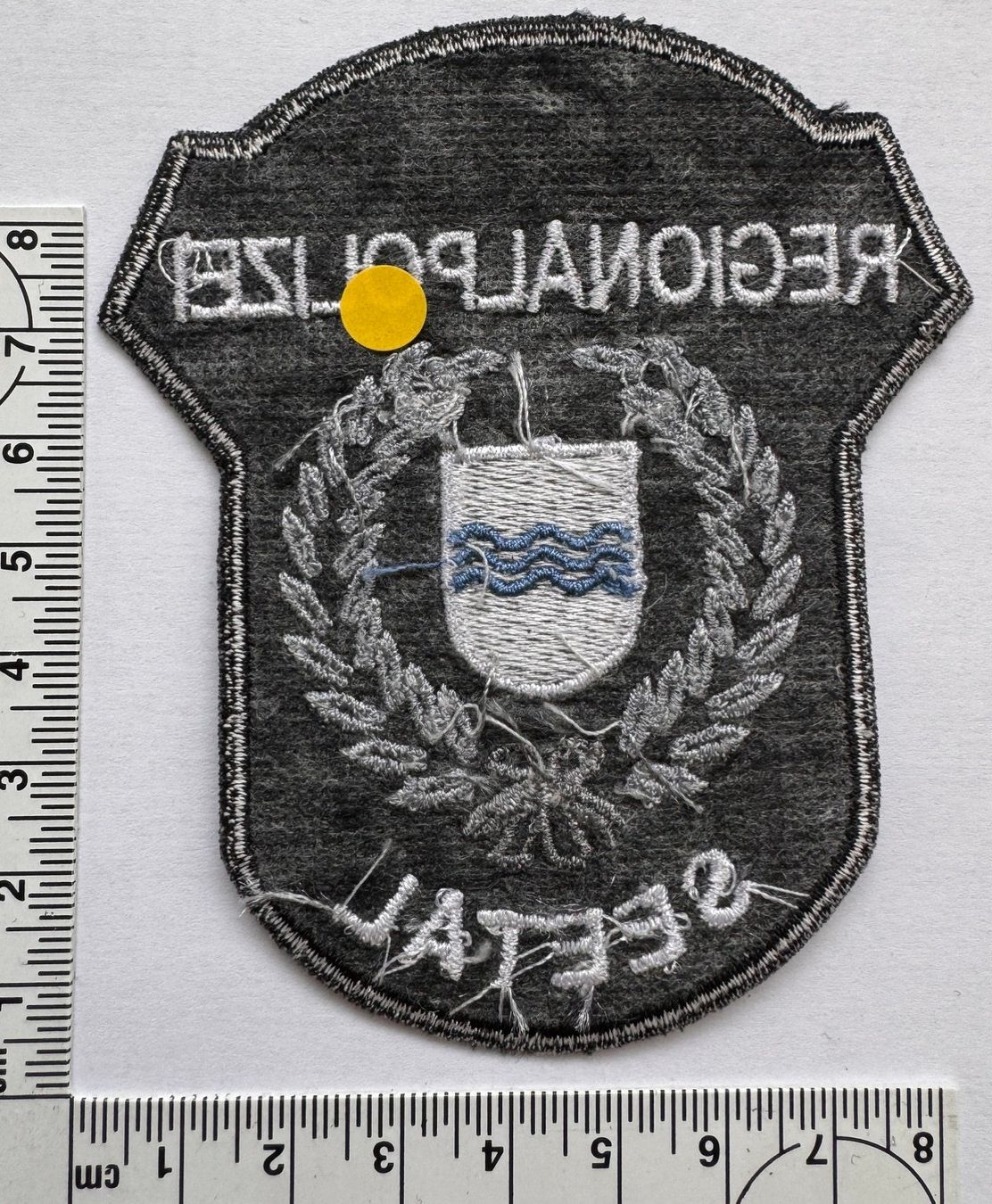 Placchette & Badge: 1 Polizei Abzeichen Regionalpolizei Seetal – Nuovo (secondo la descrizione) da Zürich venduto da Policepatch 1