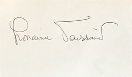 Lorraine Toussaint Autogramm signiert Karte 8x13cm