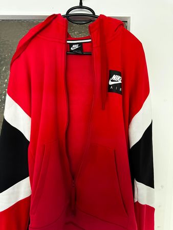 Nike Air Herren Zip-Hoodie rot