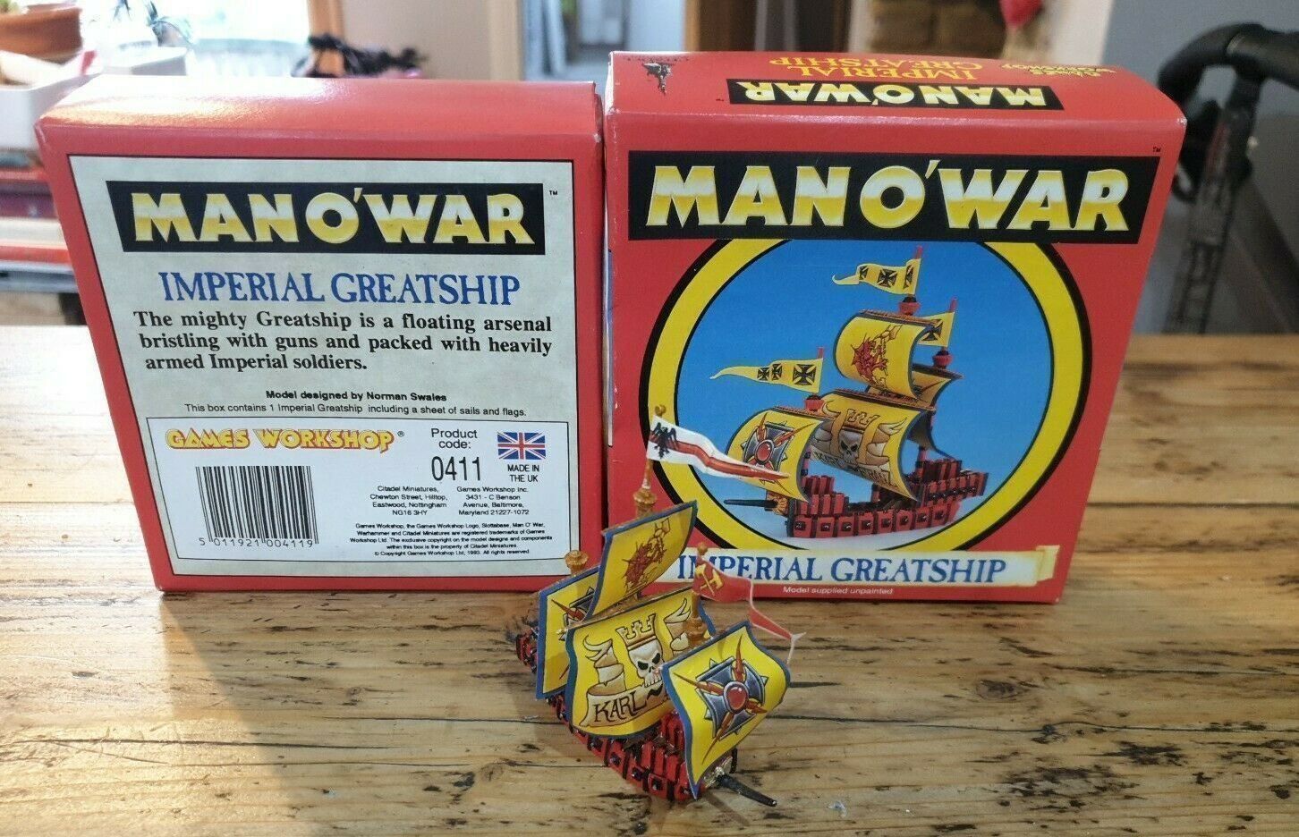 Kit di modellismo & Modellini statici: Warhammer - Man O' War - Imp Grossschiff – Usato da Biberstein venduto da Lou13lou 4