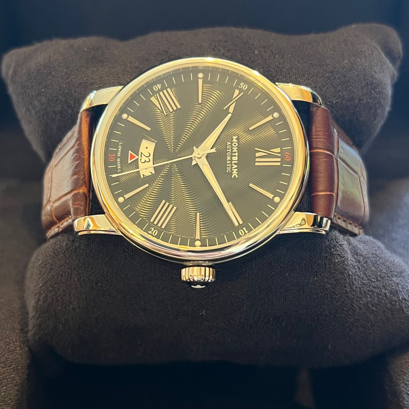 Montblanc Orologi: Montblanc 4810 Automatic Date Full Set 7390 – Usato da Carouge GE venduto da Watchaser 6