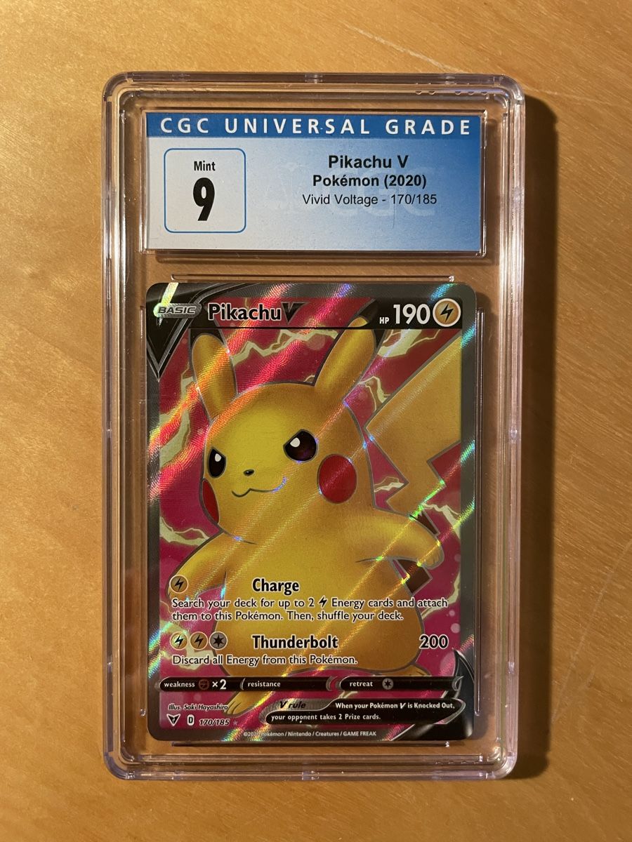 Pokémon Carte collezionabili: Pokemon Pikachu V CGC 9 – Usato da Niederönz venduto da Panino5