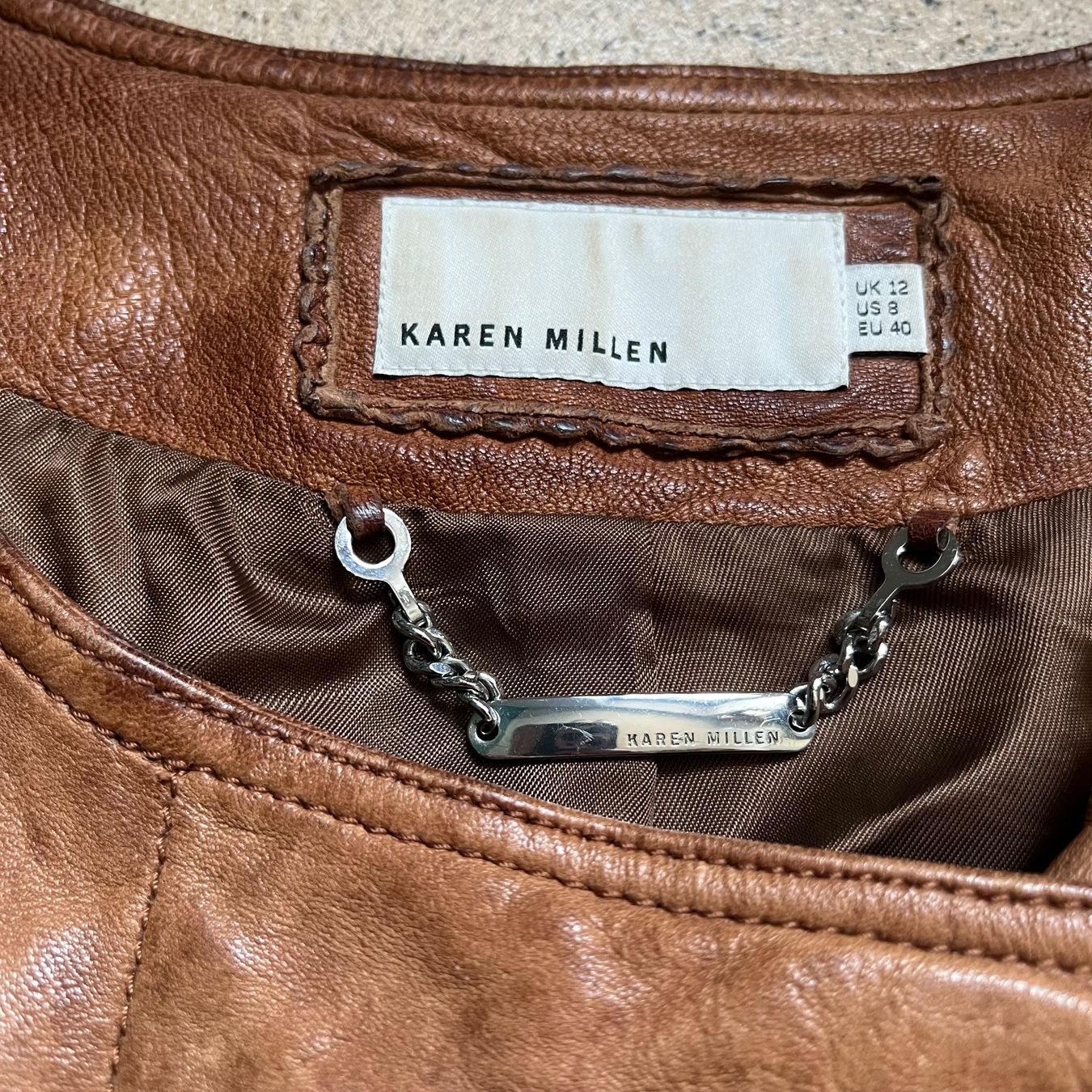 Karen Millen Giacche: KAREN MILLEN Lederjacke 🤎 – Usato da Zürich venduto da ClosetQueen 8