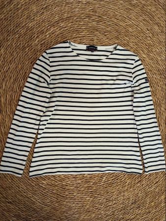 Gestreiftes Langarmshirt / Mariniere von Armor Lux