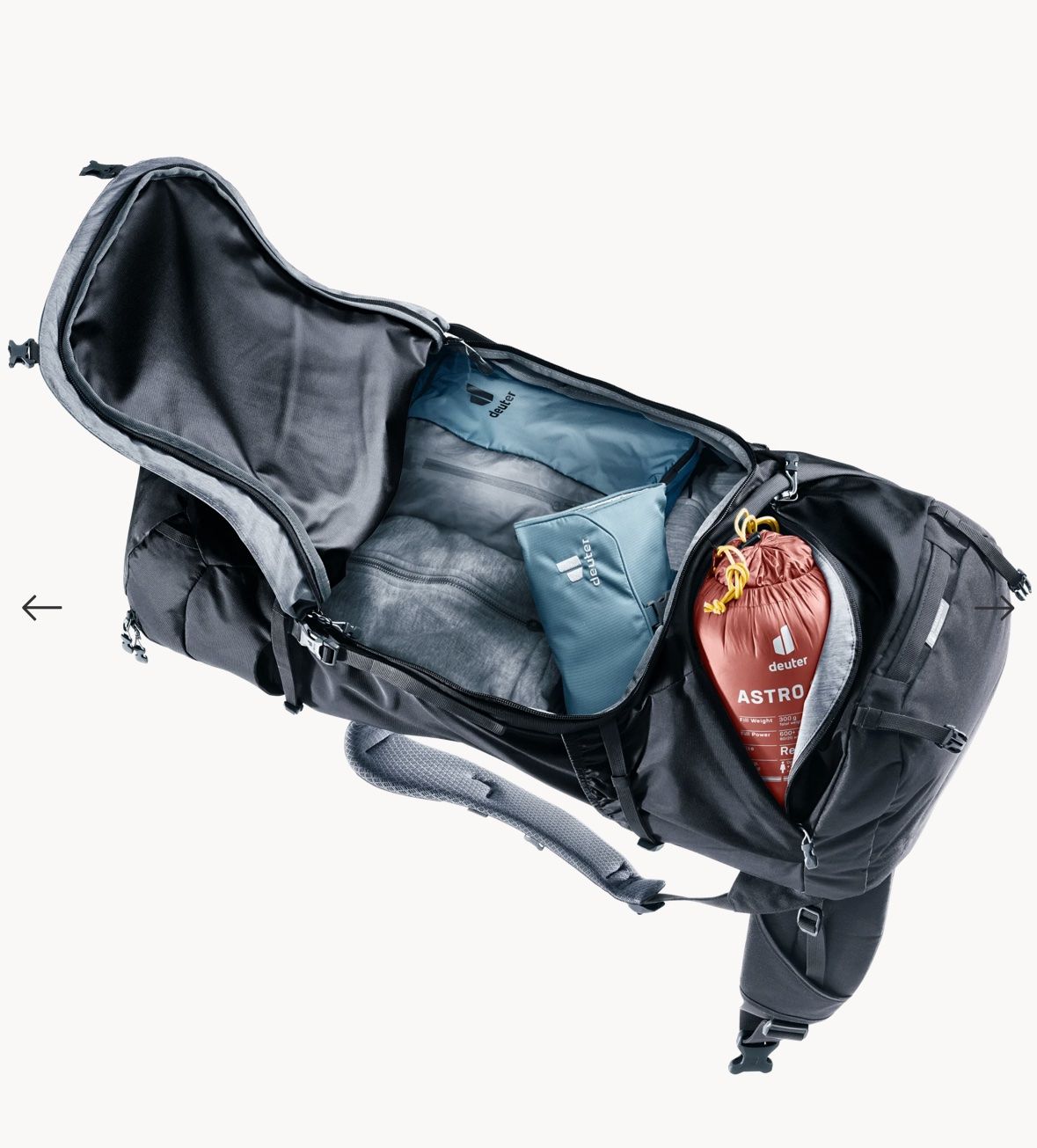 Deuter Zaini: Backpack 55 + 10 L – Usato da Bellinzona venduto da Samirablank 6