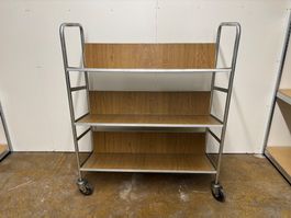 Robuster Kommissionierwagen / Lagerwagen 100 × 40 × 120 cm
