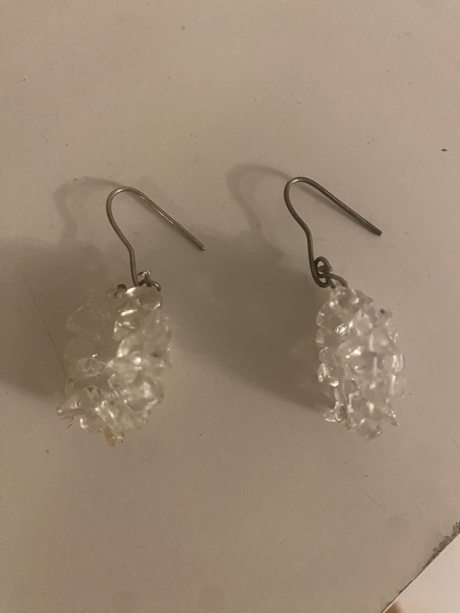 Orecchini pendenti & Orecchini a lobo: Ohrringe Bergkristal – Usato da Leibstadt venduto da Shopcity