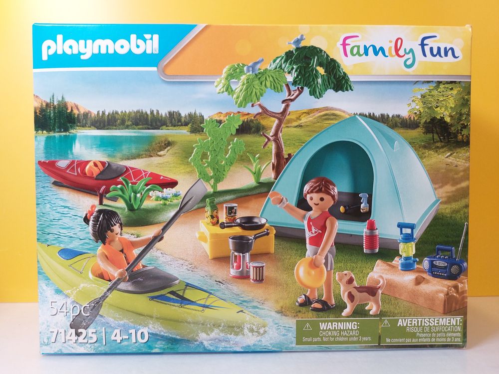 Playmobil 71425 Camping Family Fun (Zelt, Kanus) NEU (Neu und ...