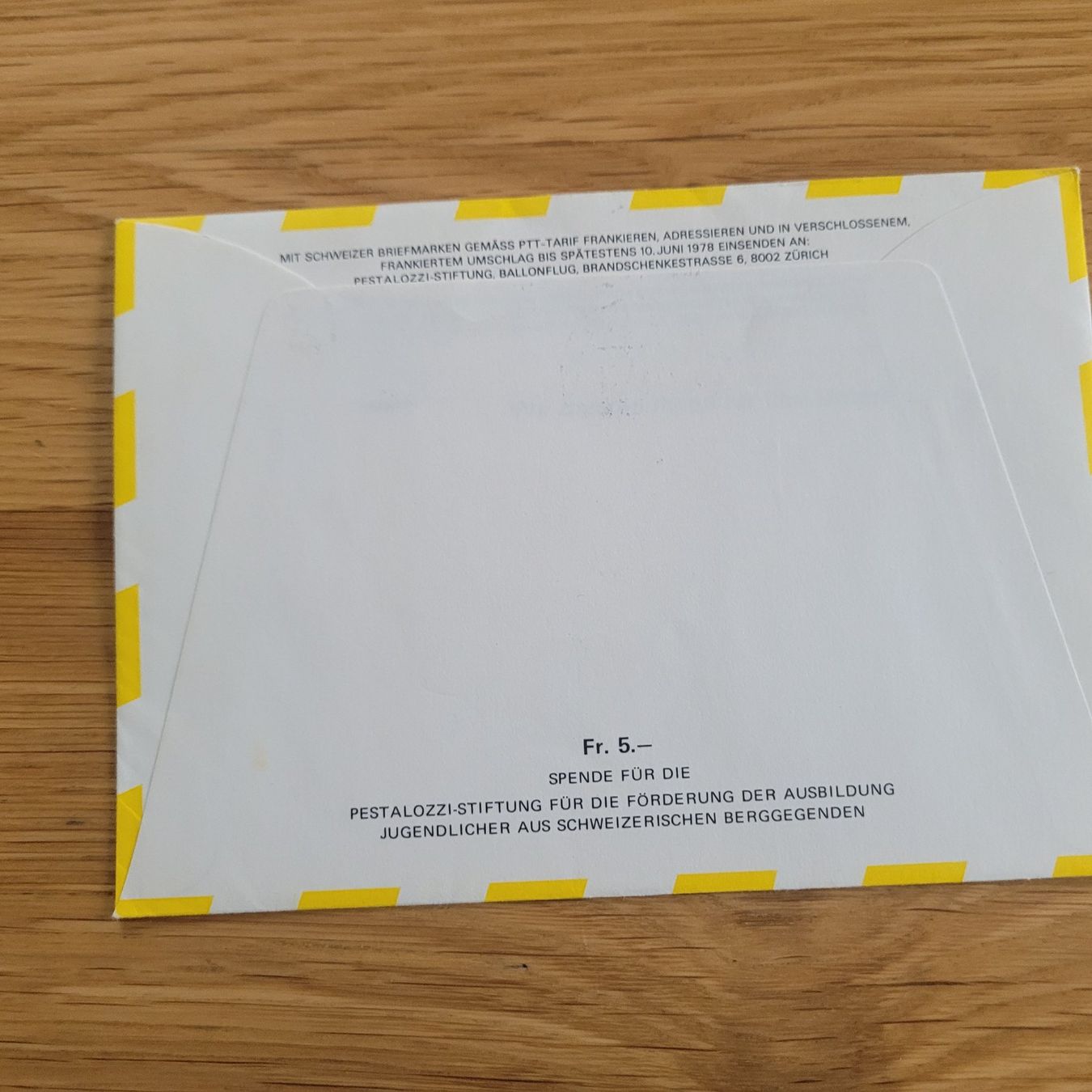Tous les timbres: Luftpost Lavertezzo Biel 1978 Pro Juventute – D'occasion à Biel/Bienne par Destockweb 1