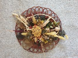 Wanddekoration Trockenblumen (2)