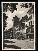 AK Rheinfelden, Marktgasse mit Rathaus