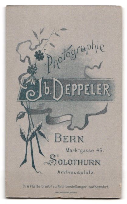 Fotografie & Manifesti: Fotografie Jb. Deppeler, Bern, Marktgass – Usato da Berlin venduto da bartko-reher 1