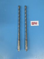 2 Stück Bohrhammer Bohrer SDS-Plus 8mm Betonbohrer 8 x 210mm