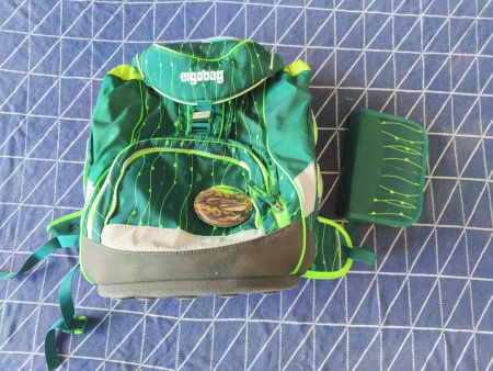 Ergobag grün mit Etui