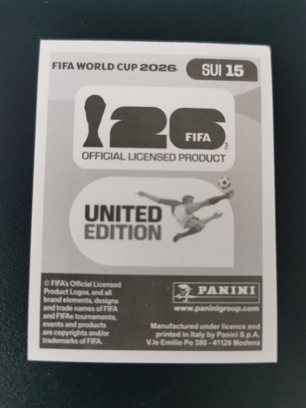 Panini Carte collezionabili: Panini FIFA World Cup Sticker SUI 15 – Nuovo (secondo la descrizione) da Glattbrugg venduto da riseca 1