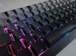 Keycaps ISO-US 87 keys gray fade