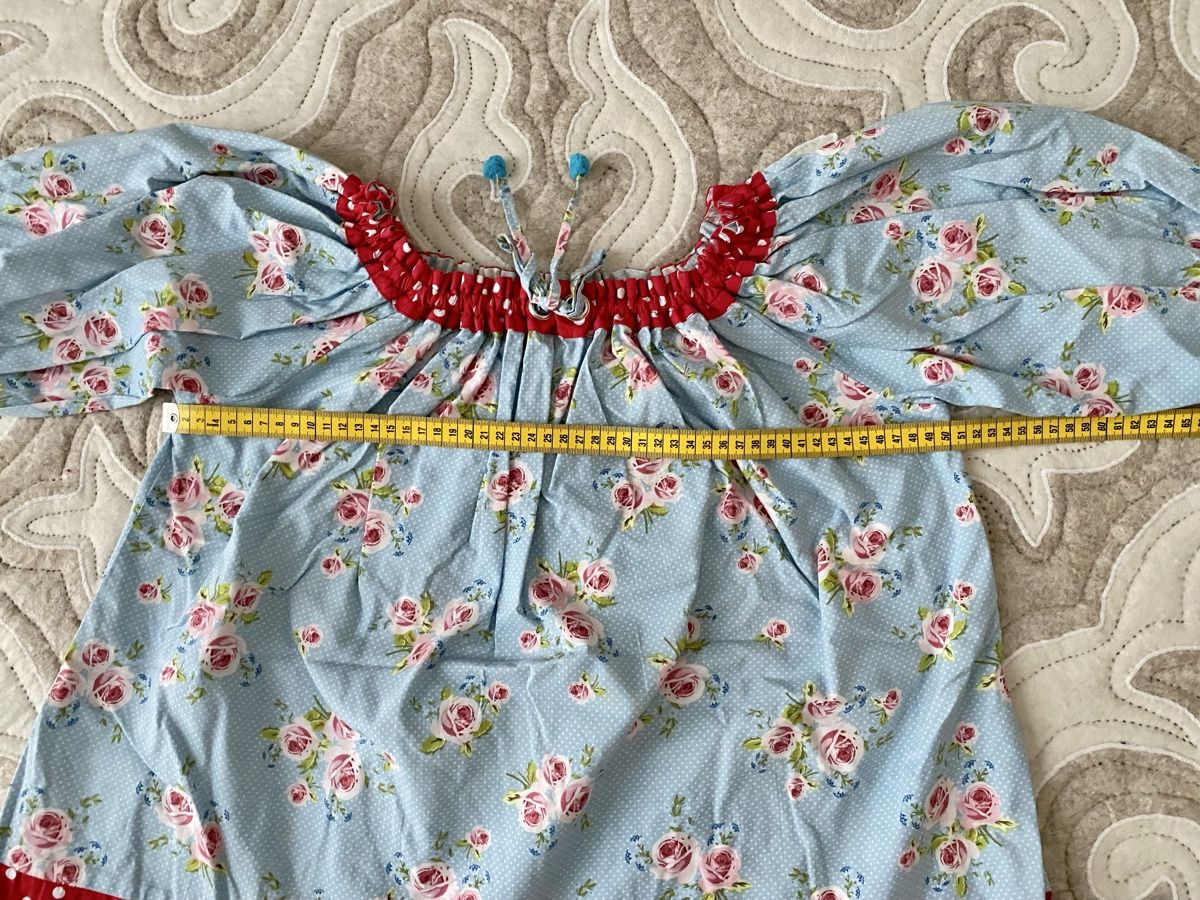 Tuniche: Blumentunika mit Puffärmeln, Grösse S/M – Nuovo (secondo la descrizione) da Maur venduto da my_private_sale 3