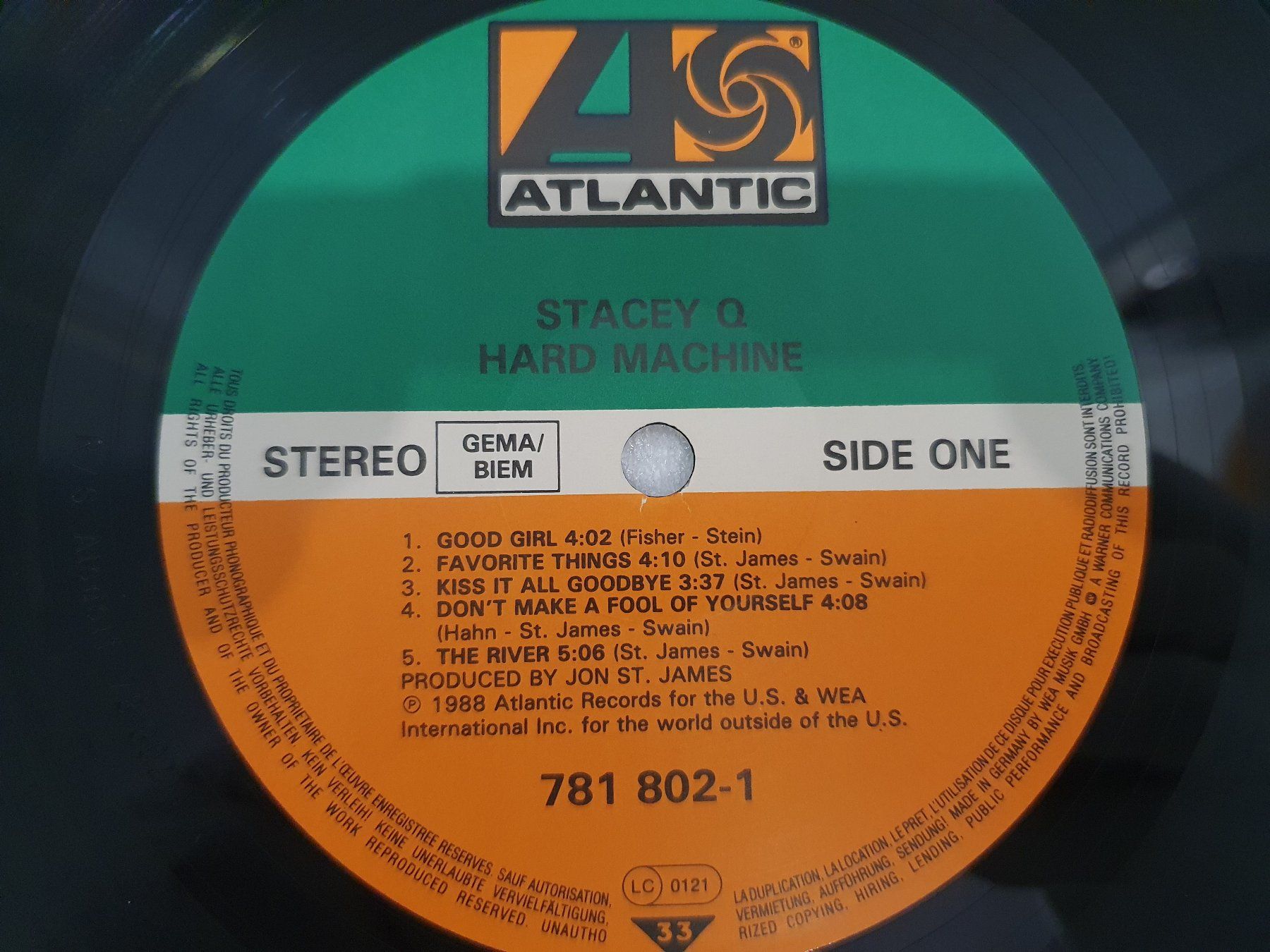 Dischi in vinile: Stacey Q – Hard Machine – Usato da Uster venduto da Vinyl-Leidenschaft 5