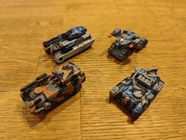 Micro Machines Puma Tank, JF Trak 40, Ramshead, XV-99