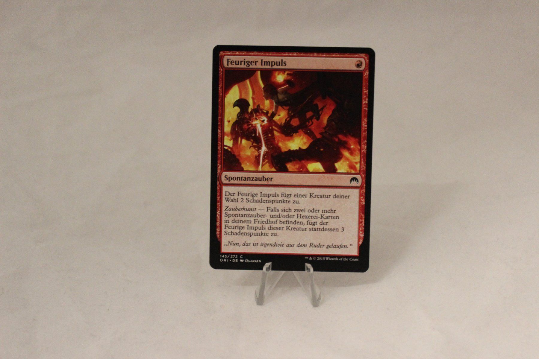 Magic The Gathering Carte collezionabili: Feuriger Impuls - Magic – Usato da Dulliken venduto da Sefty