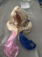 Harley Quinn Perücke blond-pink-blau 