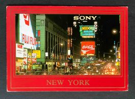 NEW YORK THE CITY Glittering Times Square theater district