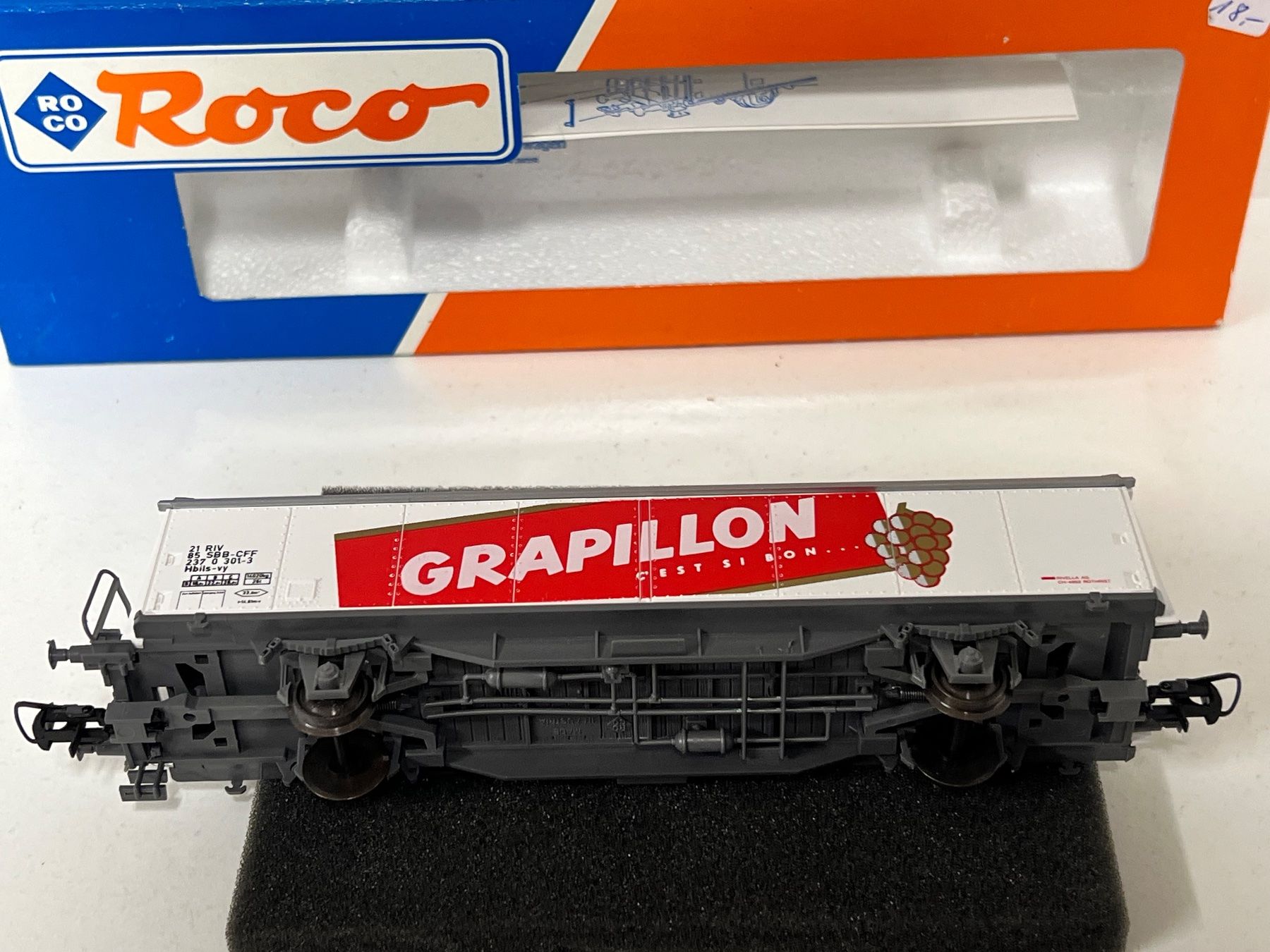 Roco Modellini di ferrovie: Roco SBB-Schiebewagen "Grapillon"  H0 DC – Usato da Geroldswil venduto da TopTrain54 6