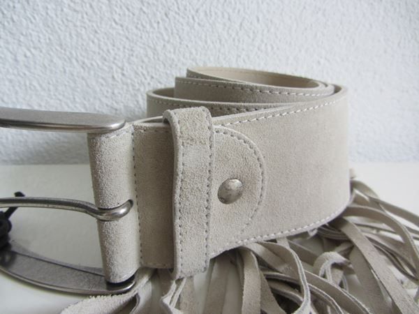 Gürtel: Hippie Leder Fransen Gürtel hell NEU 95 – Neu und originalverpackt aus Zürich von Diazaio 1