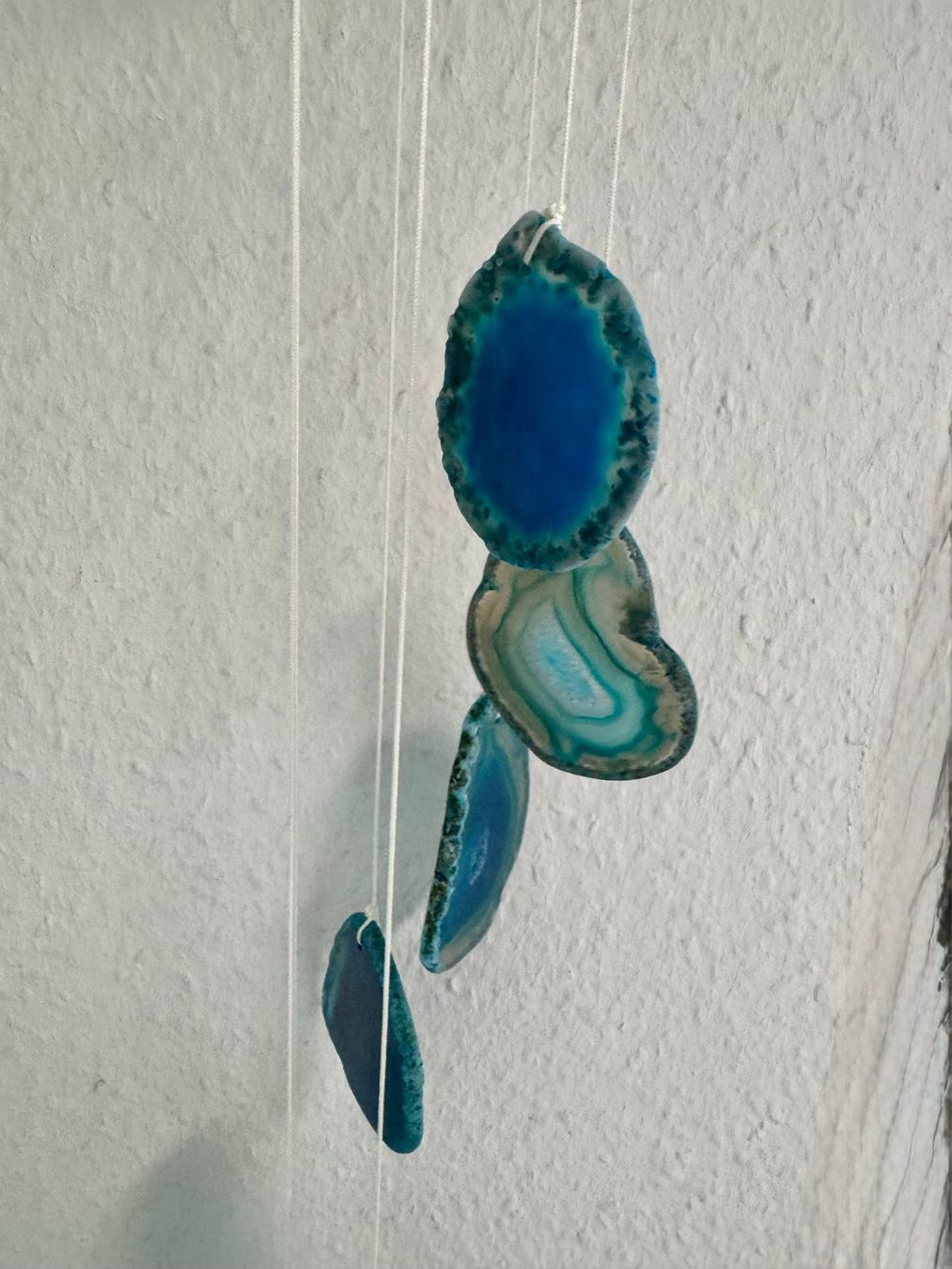 Altro in Decorazioni & Accessori: Windspiel mit Achat-Scheiben blau – Nuovo (secondo la descrizione) da Biberist venduto da tl-schmuck 2