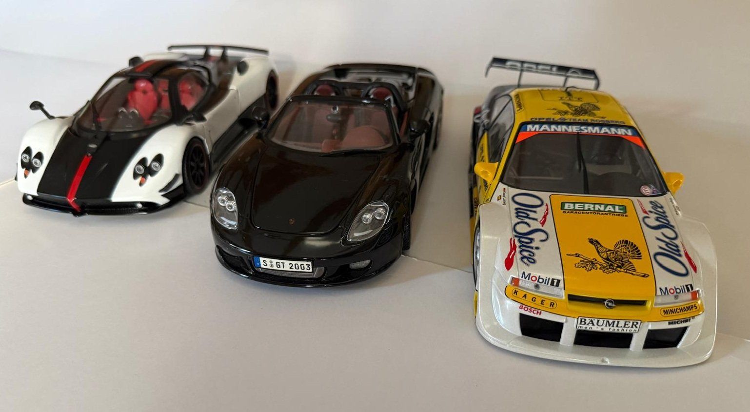Modellini d'auto: 3 Modellautos: Pagani, Porsche  Opel Calibra – Usato da Schwyz venduto da Aasterix