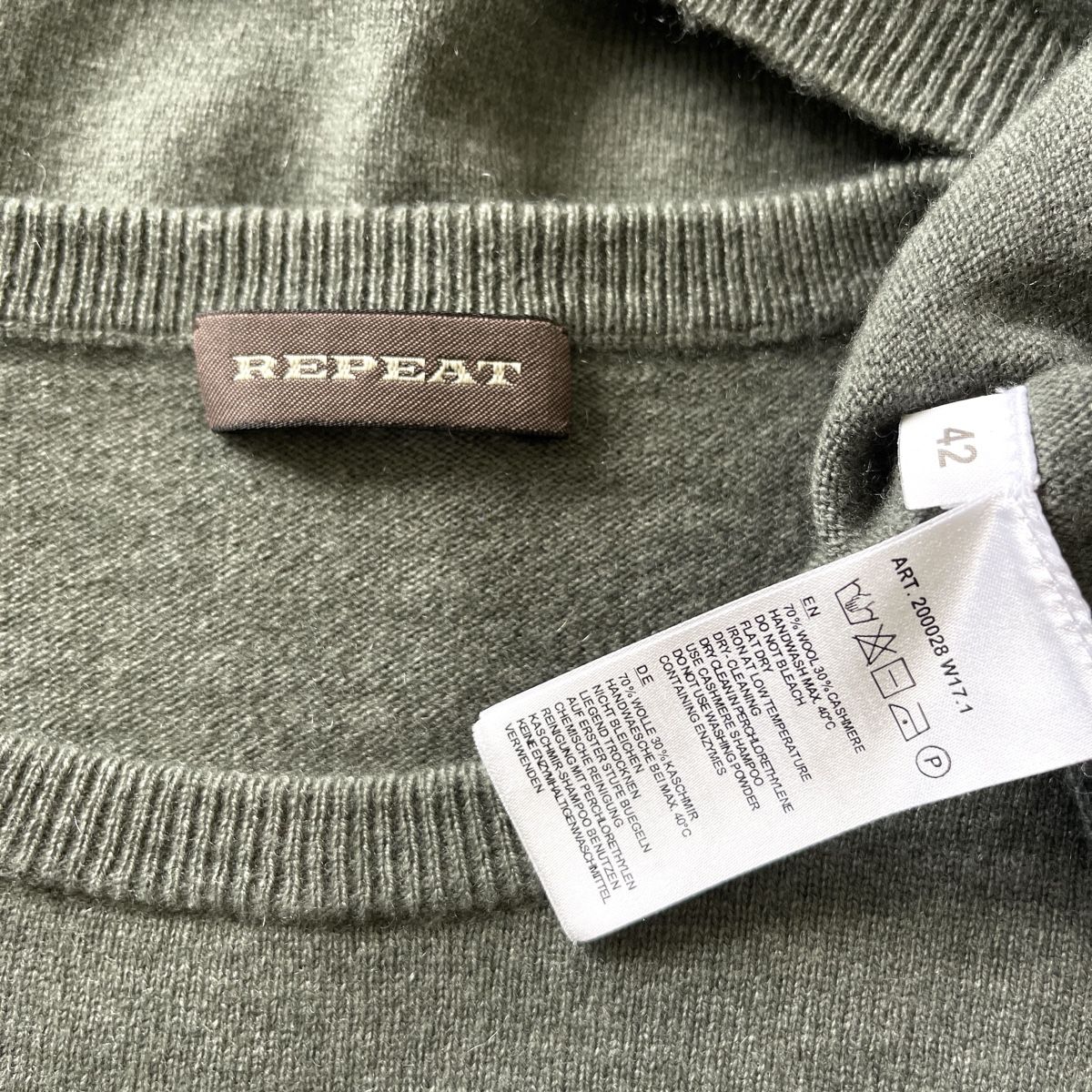 Repeat Maglioni & Felpe: REPEAT New Wool/Cashmere Sweater – Nuovo (secondo la descrizione) da Emmen venduto da Nightingale_2022 7