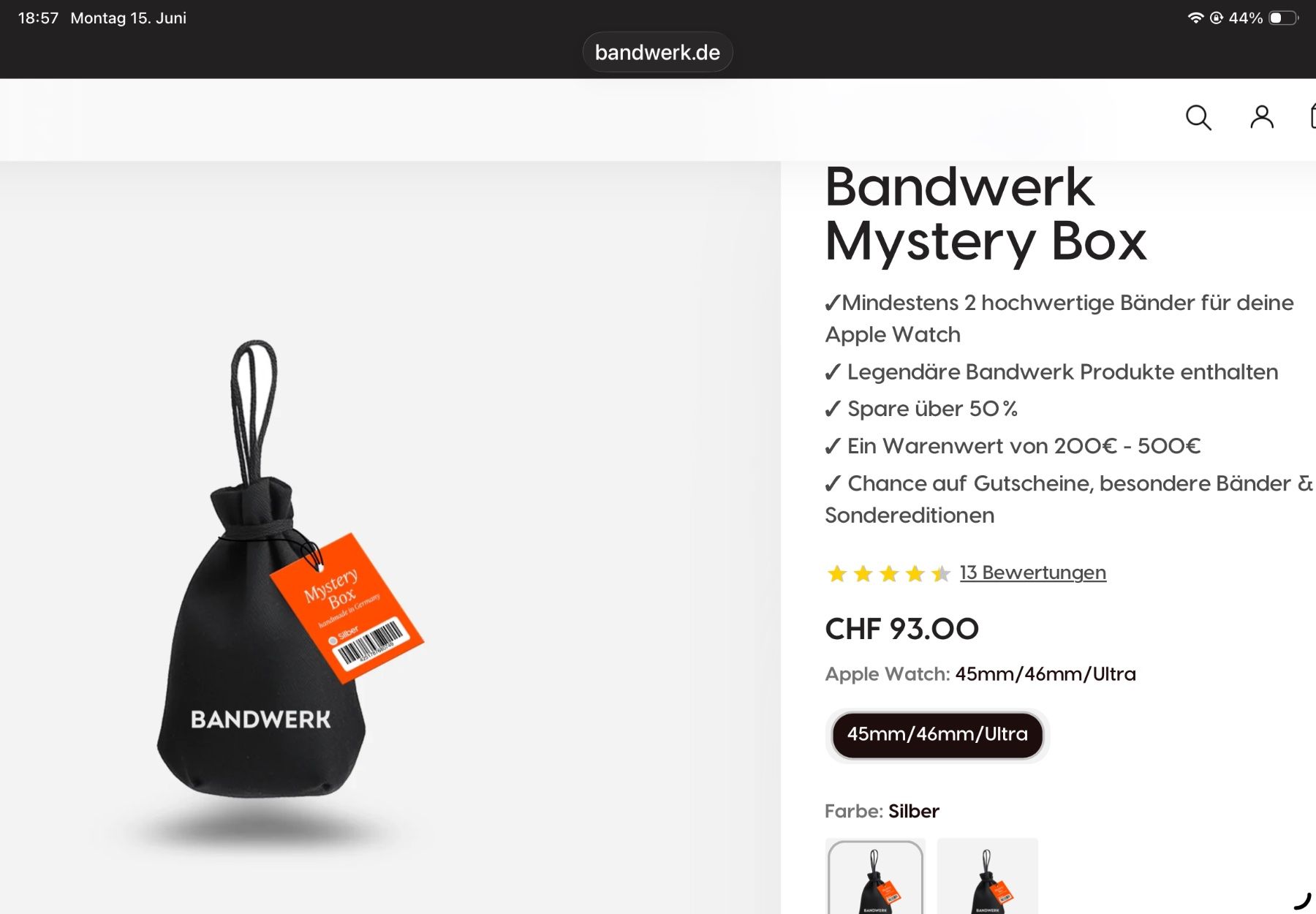 Contenitori & Simili: Bandwerk Mystery Box Silber – Nuovo (secondo la descrizione) da Bühler venduto da BMWi32017