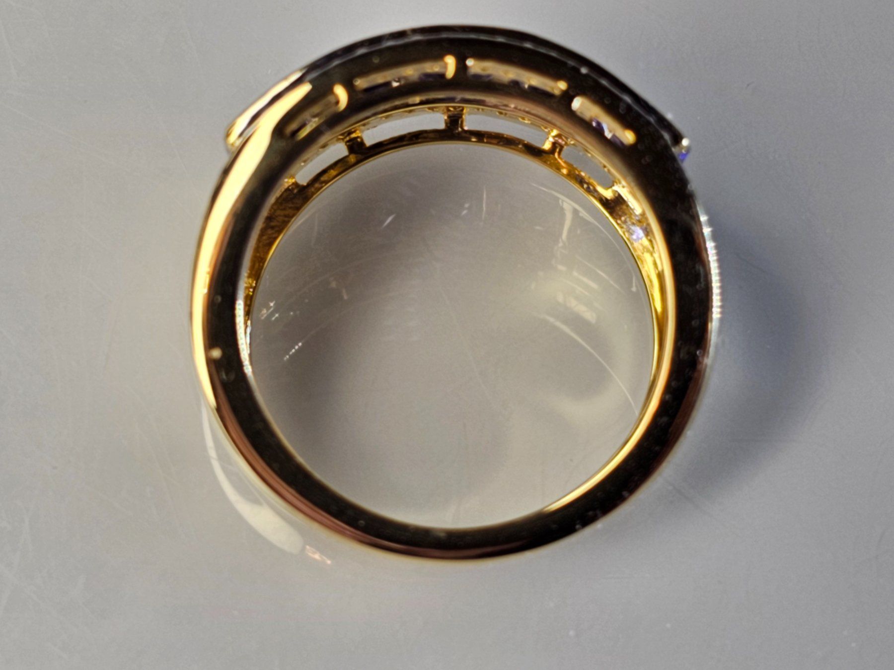 Ringe: Tansanit  925 Silber Gold Edelstein Silberring Ring vg blau – Neu (gemäss Beschreibung) aus Riedt b. Erlen von Gottestraene 6