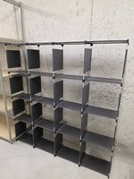 Regal | Bücherregal | Raumteiler (16 Fächer)
