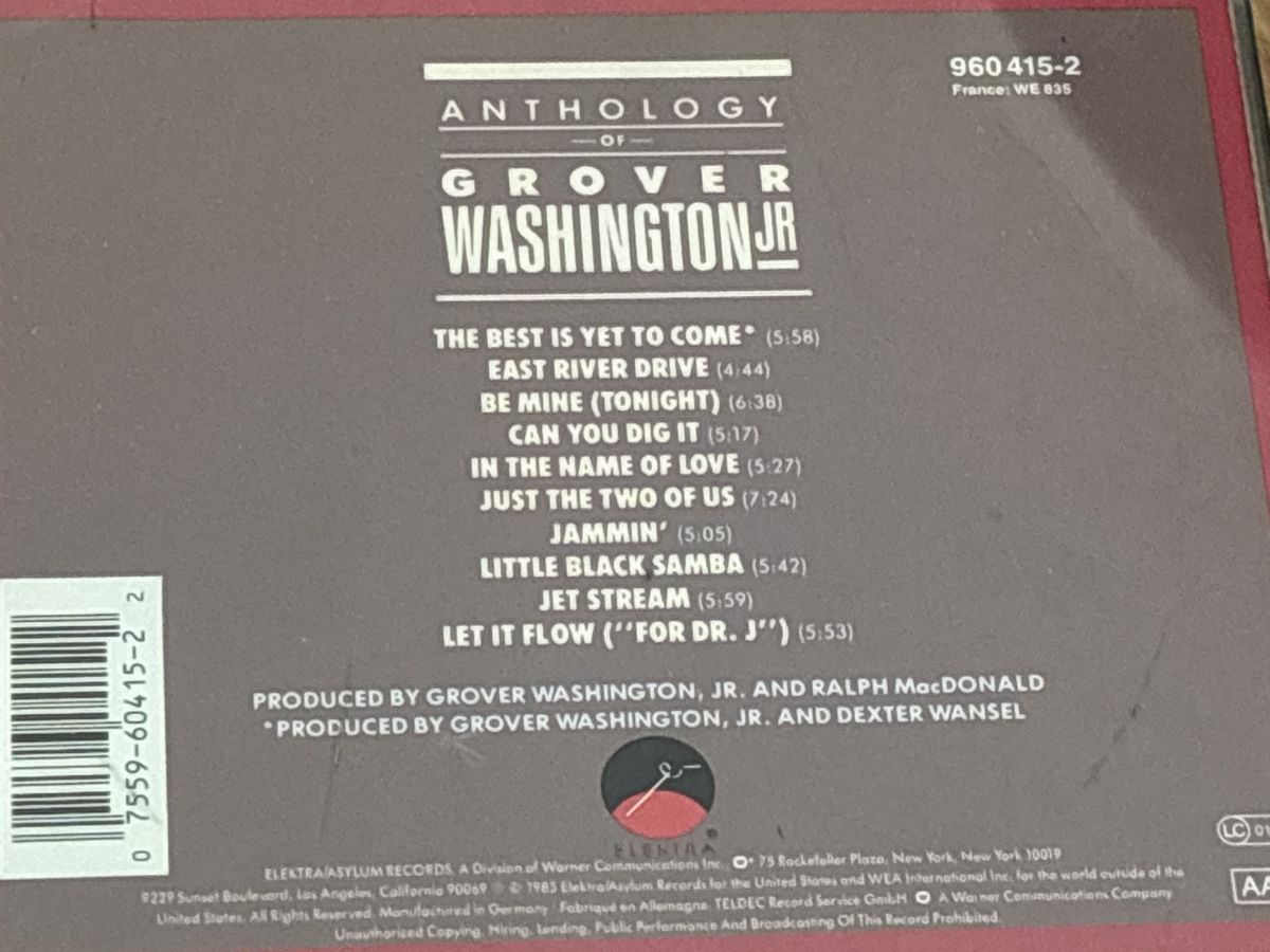 CD: Grover Washington, JR. – Usato da Zürich venduto da Collector69 1