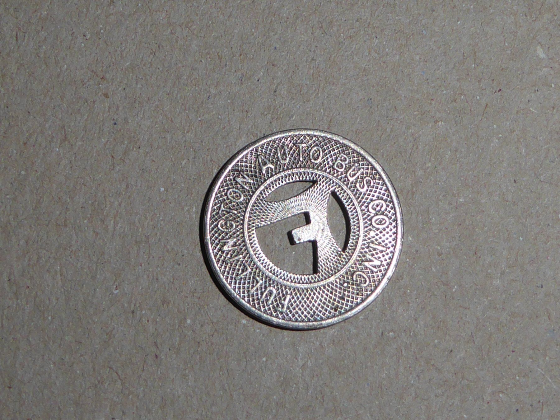 Medaglie: Jeton  Token  USA  Fullington Auto Bus Co.Inc. – Usato da Thun venduto da 427er