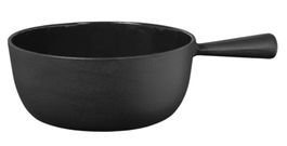 STöCKLI Fonduecaquelon Classic Guss schwarz ø22cm