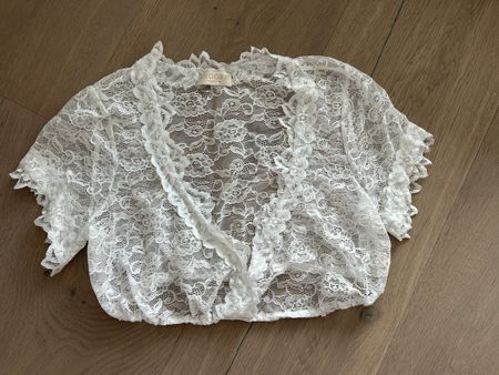 Dirndl Bluse Spitze weiss Krüger Collection Gr. 40