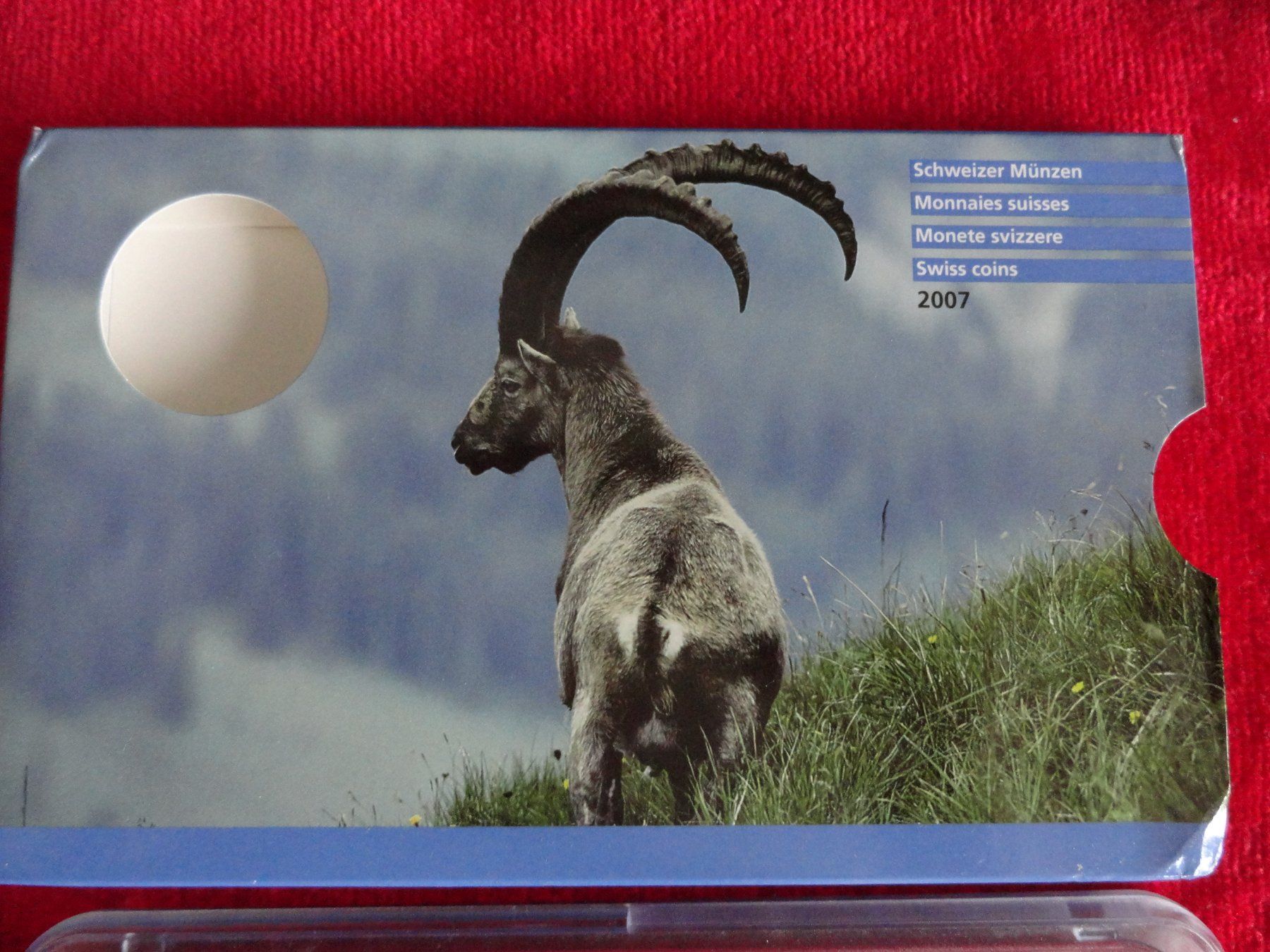 Tutti le monete: Schweizer Münzen-Set 2007, Steinbock, Stempelglanz – Nuovo e nell'imballaggio originale da Gerlafingen venduto da Shiva_74 1