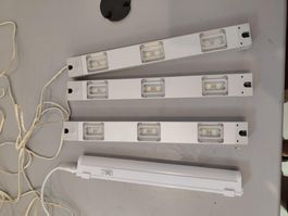 LED Cabinet Lights — set of 4 (3 IKEA + 1)