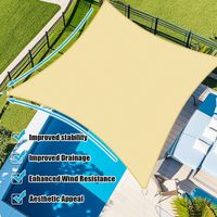 Keine Wasseransammlung Sonnen segel 3x5meter schutz UV