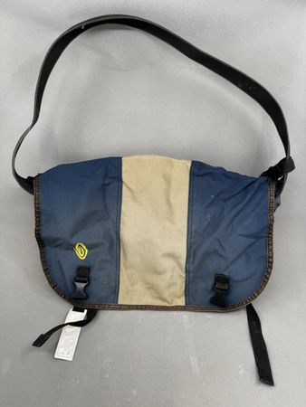 Timbuktu Tasche Umhängetasche Messenger Bag blau beige